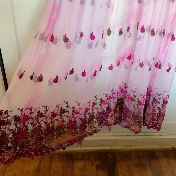 Maxi ice tie dyed lace robe duster - Picture 12 of 13